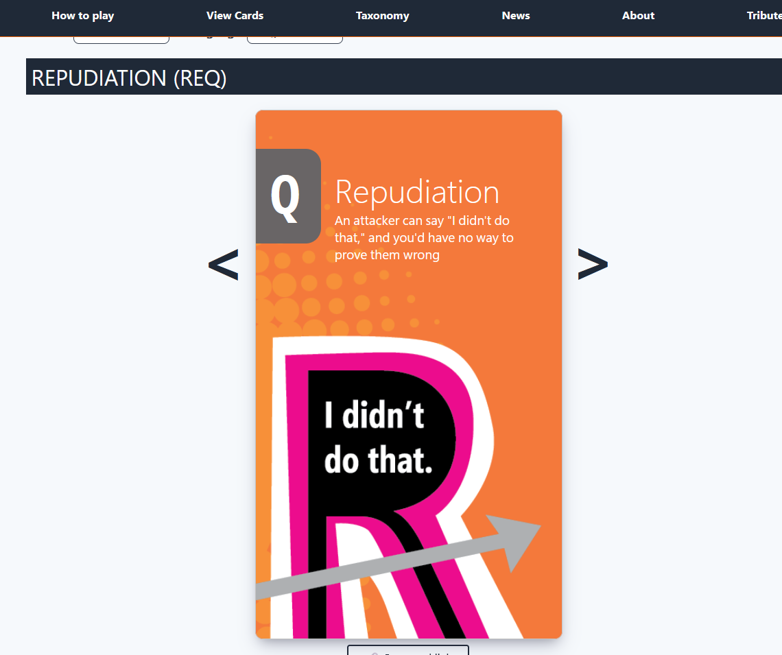 A single EoP card in the detail/carousel view