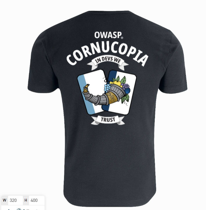 T-shirt - in dev we trust - back